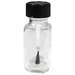 Glass Bottle with Brush Applicator, 1/2 oz